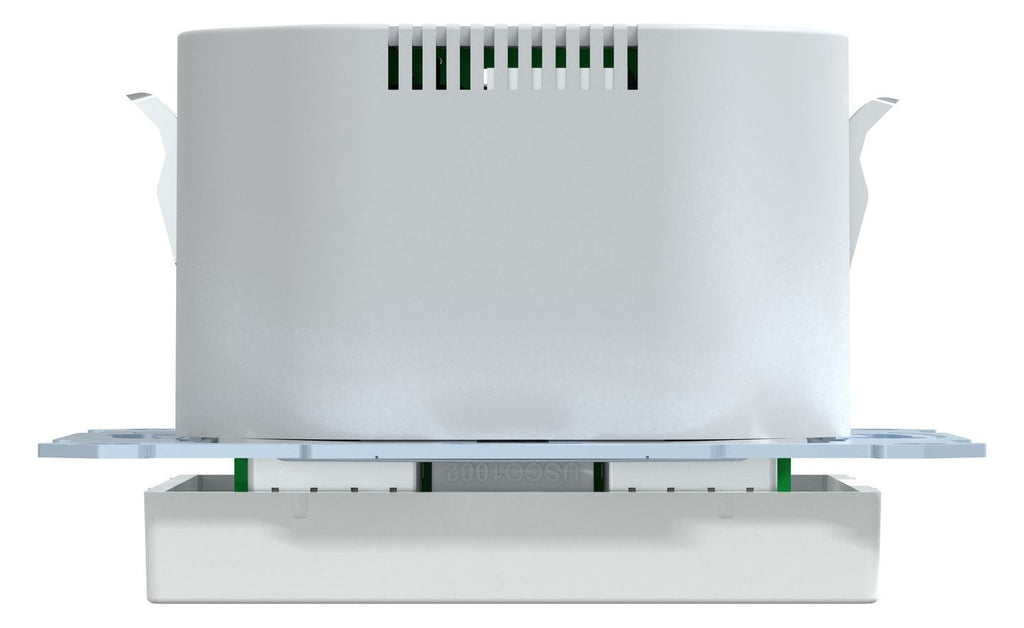 Mert MEG 2366-0325 Schuko-Steckdose m.USB Ladegerät aktivweiß glänzend