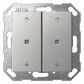 GIRA 5174600 Taster Wippe 2fach Pfeile OneKNX System 55 Edelstahl