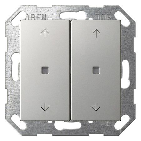 GIRA 5174600 Taster Wippe 2fach Pfeile OneKNX System 55 Edelstahl
