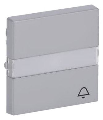 BJ 1764 NLI/KI-83 Wippe alusilber future linear Abdeckung f.Schalter/Taster