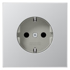 Jung AL1520N SCHUKO Steckdose o.Kralle LS Aluminium