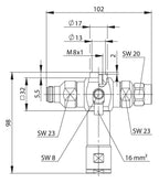TEGA 100024252 N-Überspannungsableiter (m-f) 380-512MHz 50Ohm