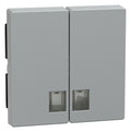 Mert 437560 Wippe f.Serienschalter m.Fenster aluminium M-PLAN