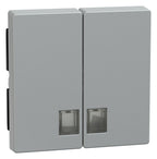 Mert 437560 Wippe f.Serienschalter m.Fenster aluminium M-PLAN