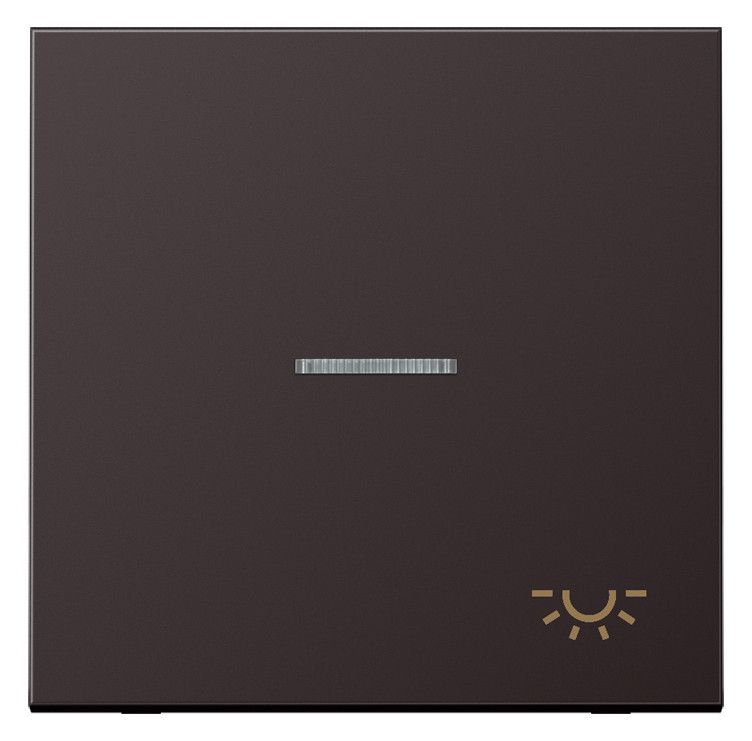 Jung AL2990KO5LD Wippe Symbol Licht m.Lichtleiter LS Aluminium dark
