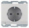 Berker 41097003 Steckdose SCHUKO+LED u.erh.BS K.5 Alu