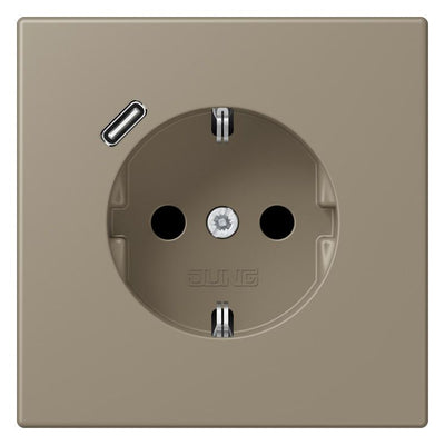 Jung LC1520-18C242 SCHUKO-Steckd.m.USB Typ C LC32141