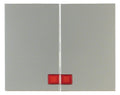 Berker 14377004 Wippe m.Linse rot K.5 edelstahl lackiert