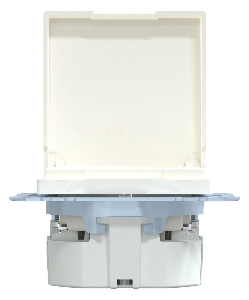 Mert MEG 2311-0319 SCHUKO-Steckdose StK m.Klappdeckel polarweiß glänzend Sys.M