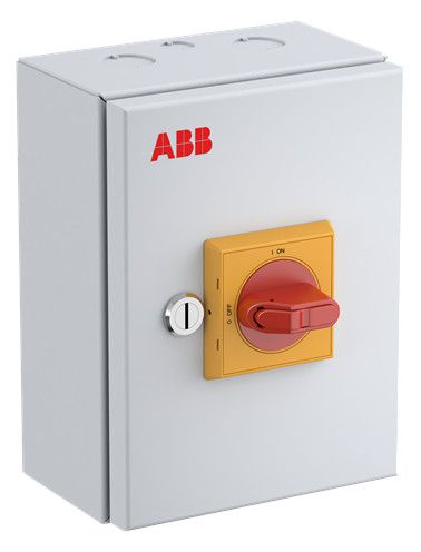 ABB OTR63A3B Sicherheitsschalter 3p 30 kW 400V m.rt-gelbem 1SCA022575R7750