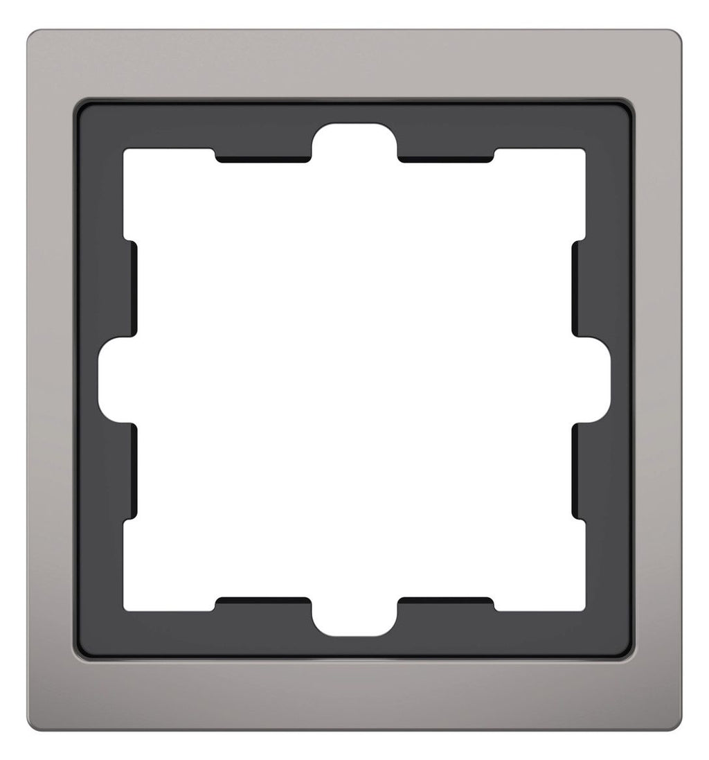 Mert MEG 4010-6550 D-Life Metall Rahmen 1fach Nickelmetallic