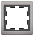 Mert MEG 4010-6550 D-Life Metall Rahmen 1fach Nickelmetallic