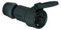 Bals 7488 Schuko-Kupplung 16A 3p IP54 schwarz
