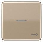 Jung CD590KO5TGB Wippe Symbol Tür m.Lichtleiter gold-bronze