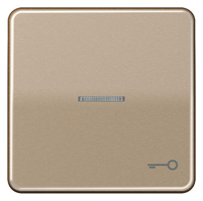 Jung CD590KO5TGB Wippe Symbol Tür m.Lichtleiter gold-bronze