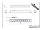 Bachmann 333.000 19" 1,5HE 7xSchuko 1xSchalter Strom 2m Schuko