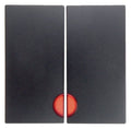 Berker 16271606 Wippe m.Linse rot B.3/B.7 anthrazit matt