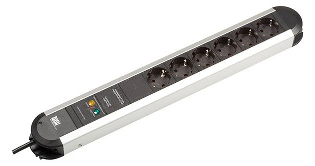 Bachmann 331.006 PRIMO 6xSchuko GVS Strom 1,75m Schuko