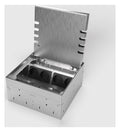 Bodensteckdose 8908B 8x Schuko belegbar 8908B-1-0