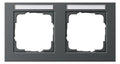 GIRA 109223 Abdeckrahmen 2fach waager. BSF E2 Anthrazit