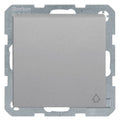Berker 47516084 Steckdose SCHUKO+Klappd. Q.1/Q.3 alu samt lackiert
