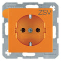Berker 47431907 Steckdose SCHUKO m.Aufdruck S.1/B.3/B.7 orange matt