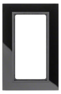 Berker 13096616 Glasrahmen m.großem Ausschnitt B.7 schwarz