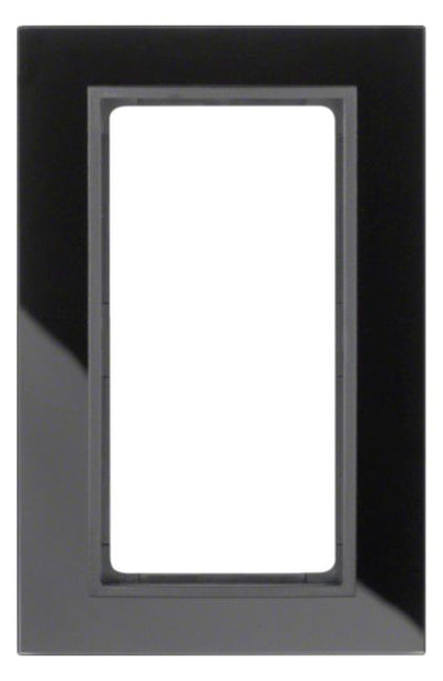 Berker 13096616 Glasrahmen m.großem Ausschnitt B.7 schwarz