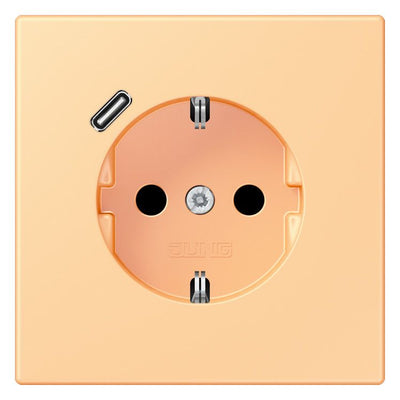 Jung LC1520-18C258 SCHUKO-Steckd.m.USB Typ C LC4320P