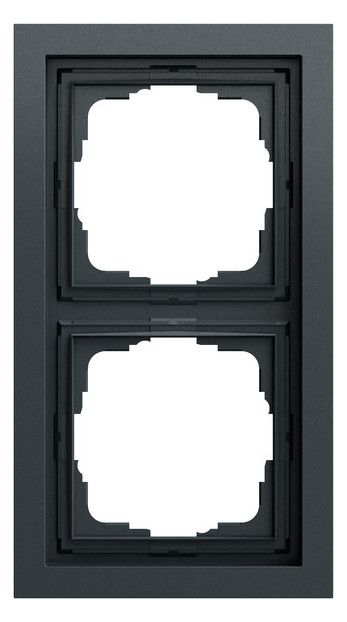 GIRA 021273 Abdeckrahmen 2f Gira F200 Anthrazit(lack.)