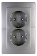 Kopp 920943085 VENEDIG Schuko Steckdose 2f erhöther Ber.schutz Komplettgerät