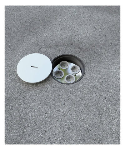 Bodensteckdose 7704A 4x Schuko, EV1 7704A-1-3