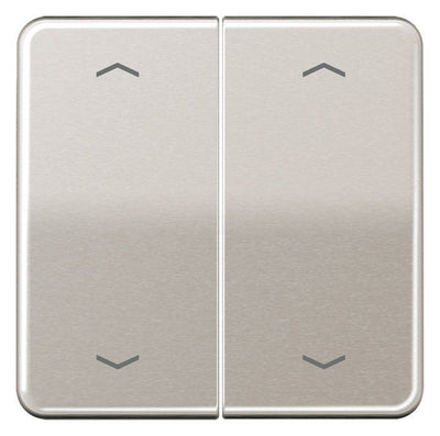 Jung CD595MPPT Wippe m.Symbolen Auf/Ab f.Taster BA Mittenstellung 2f platin
