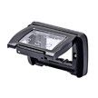 GEWISS GW22462 Abdeckrahmen System Top 4M Tonerschwarz IP55