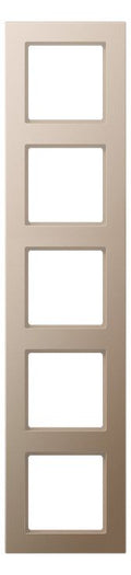Jung AC585CH Rahmen 5fach Serie A creation champagner