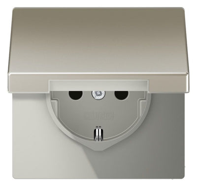 Jung ES1521KL SCHUKO Steckd.m.Klappd.