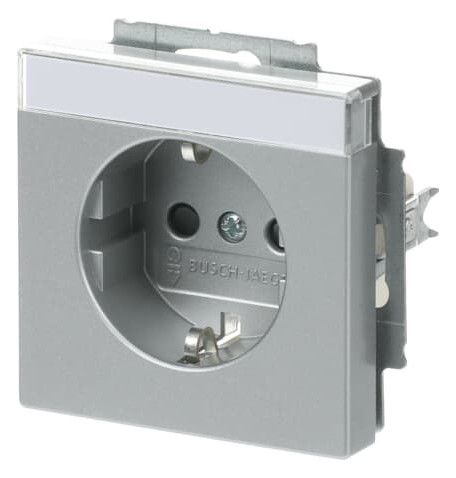BJ 20 EUCNB-83 SCHUKO Steckdosen Einsatz alusilber future linear