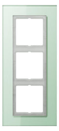 Jung LSP983GLAS Glasrahmen 3fach LS plus mattweiß