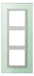 Jung LSP983GLAS Glasrahmen 3fach LS plus mattweiß