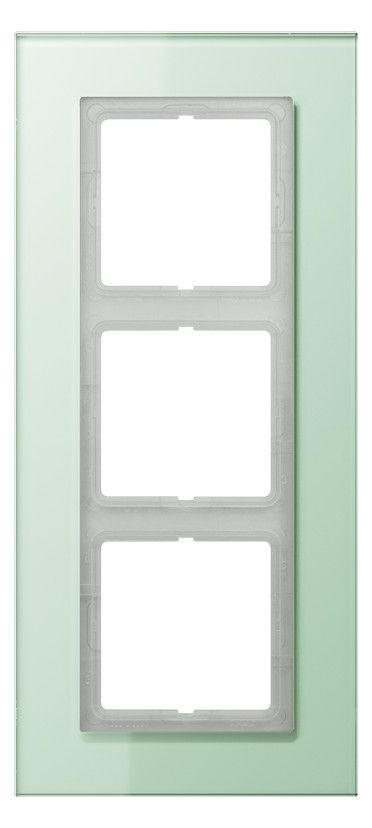 Jung LSP983GLAS Glasrahmen 3fach LS plus mattweiß