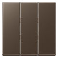 Jung A593BFMO Wippe f.3fach Schalter mokka