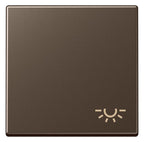 Jung A590LMO Wippe Symbol Licht Serie A mokka
