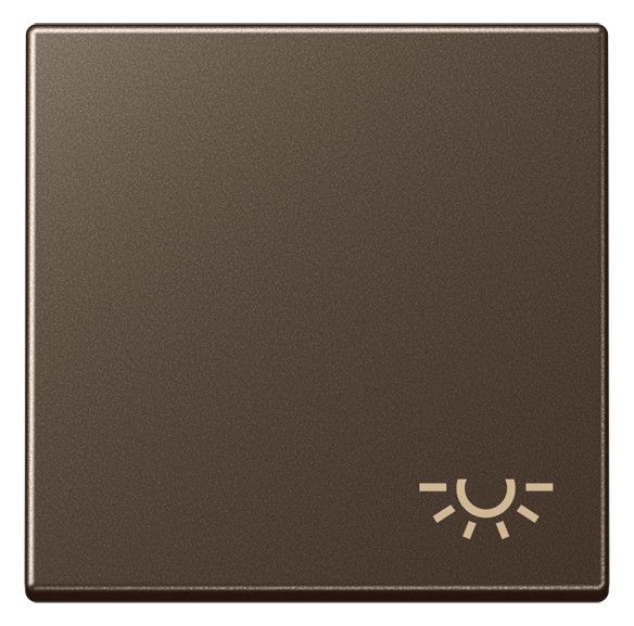 Jung A590LMO Wippe Symbol Licht Serie A mokka
