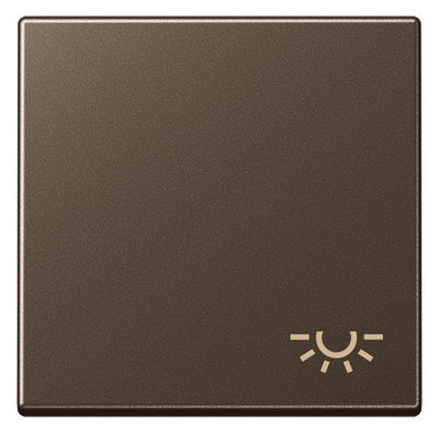 Jung A590LMO Wippe Symbol Licht Serie A mokka