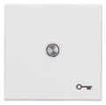 Kopp 490468007 HK07 Flächenwippe m.Linse u.Symbol "Schlüssel" arktisweiß