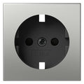 GIRA 4921600 Abdeckung SCHUKO-Steckdose m.Shutter System 55 Edelstahl