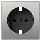 GIRA 4921600 Abdeckung SCHUKO-Steckdose m.Shutter System 55 Edelstahl