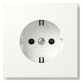 GIRA 445366 SCHUKO-Steckdose m.Shutter (IP20) TX_44 Reinweiß