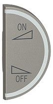 Legrand 574508 MyHOME-Wippe Symbol Dimmer f.CREO u.GALEA LIFE 2M Weiß