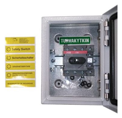 ABB OTL36A4M Sicherheitsschalter 4p 22 kW 400V m.rt-gelbem 1SCA022612R9300